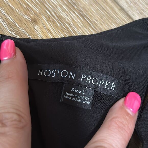 Boston Proper Cold Shoulder Dress - Picture 3 of 4